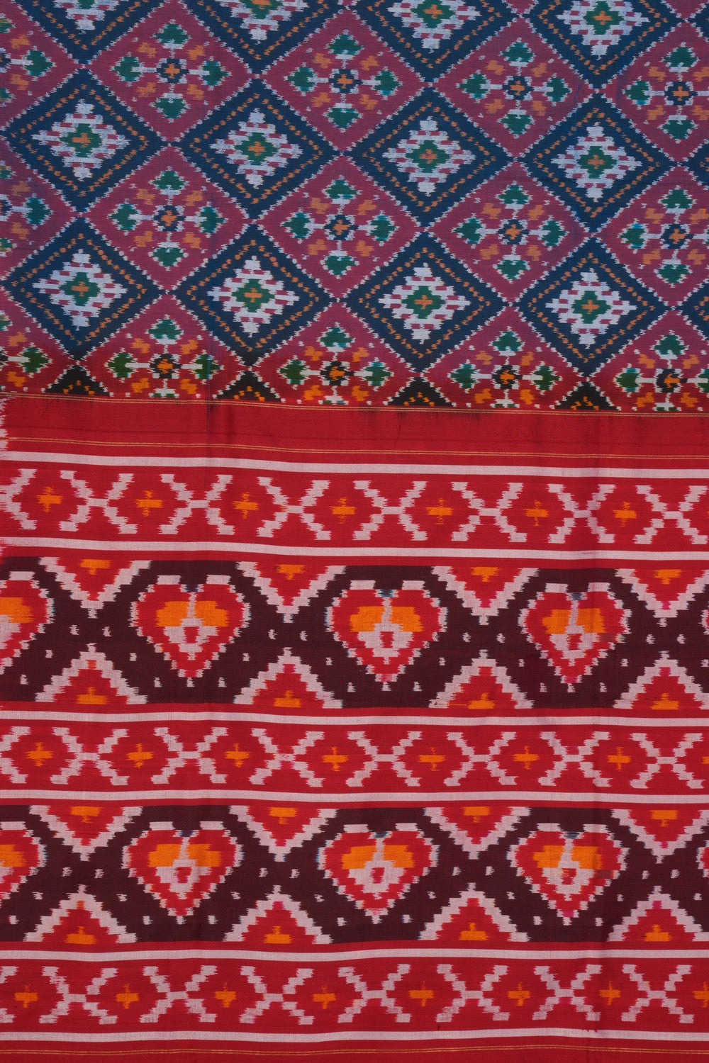 Image of Pochampally Ikat-Woven Dupatta